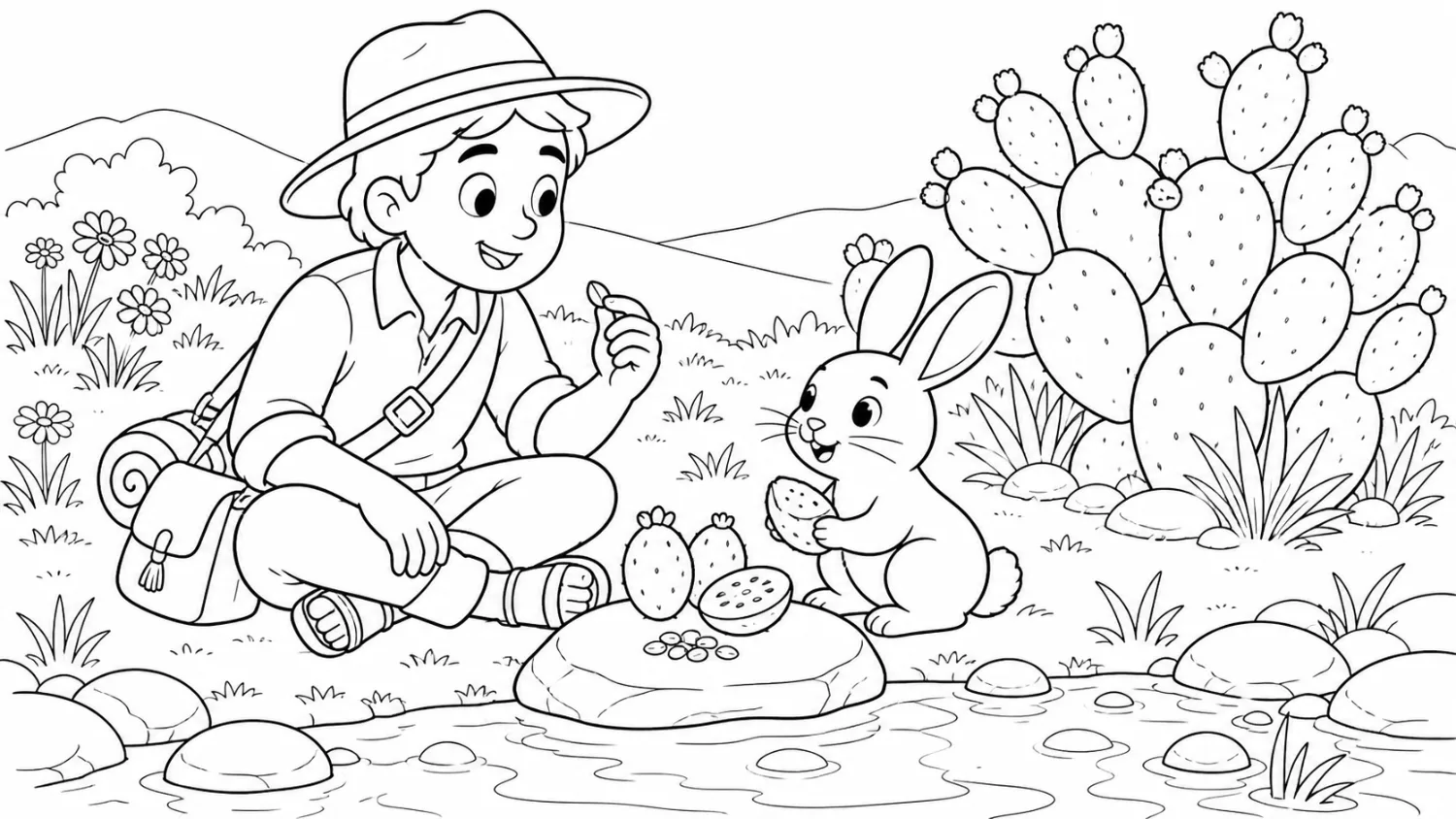 03 раскраска крихітний бенкет