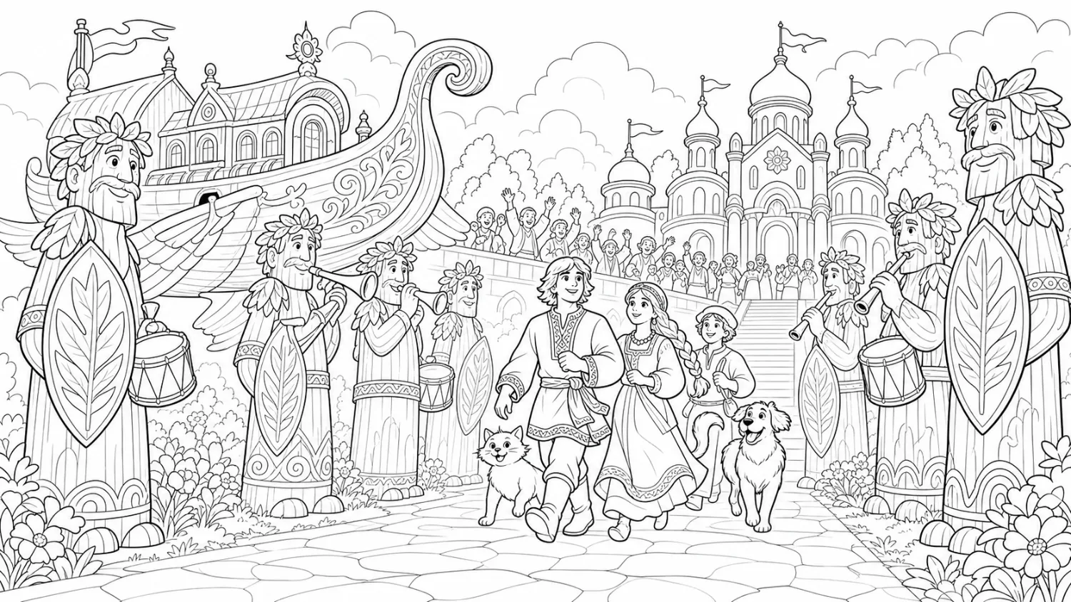 05 раскраска деревяна варта