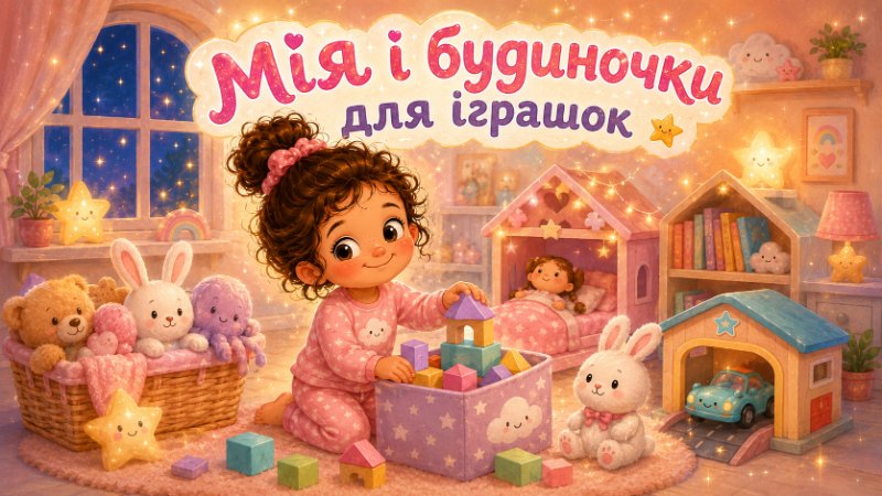 Мія і будиночки для іграшок